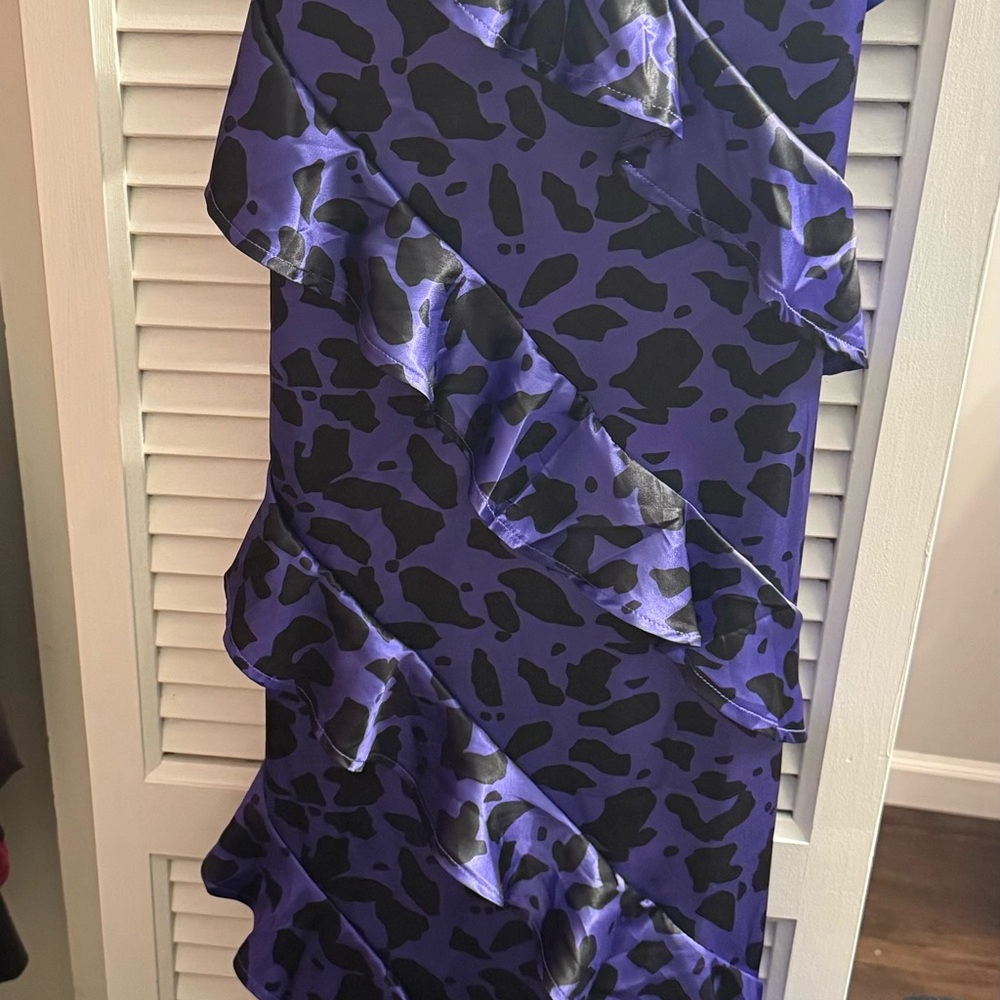 OFUURE Purple Ruffle Maxi Dress - Picture 3 of 5